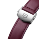 TAG HEUER CARRERA 39MM BURGUNDY LEATHER STRAP