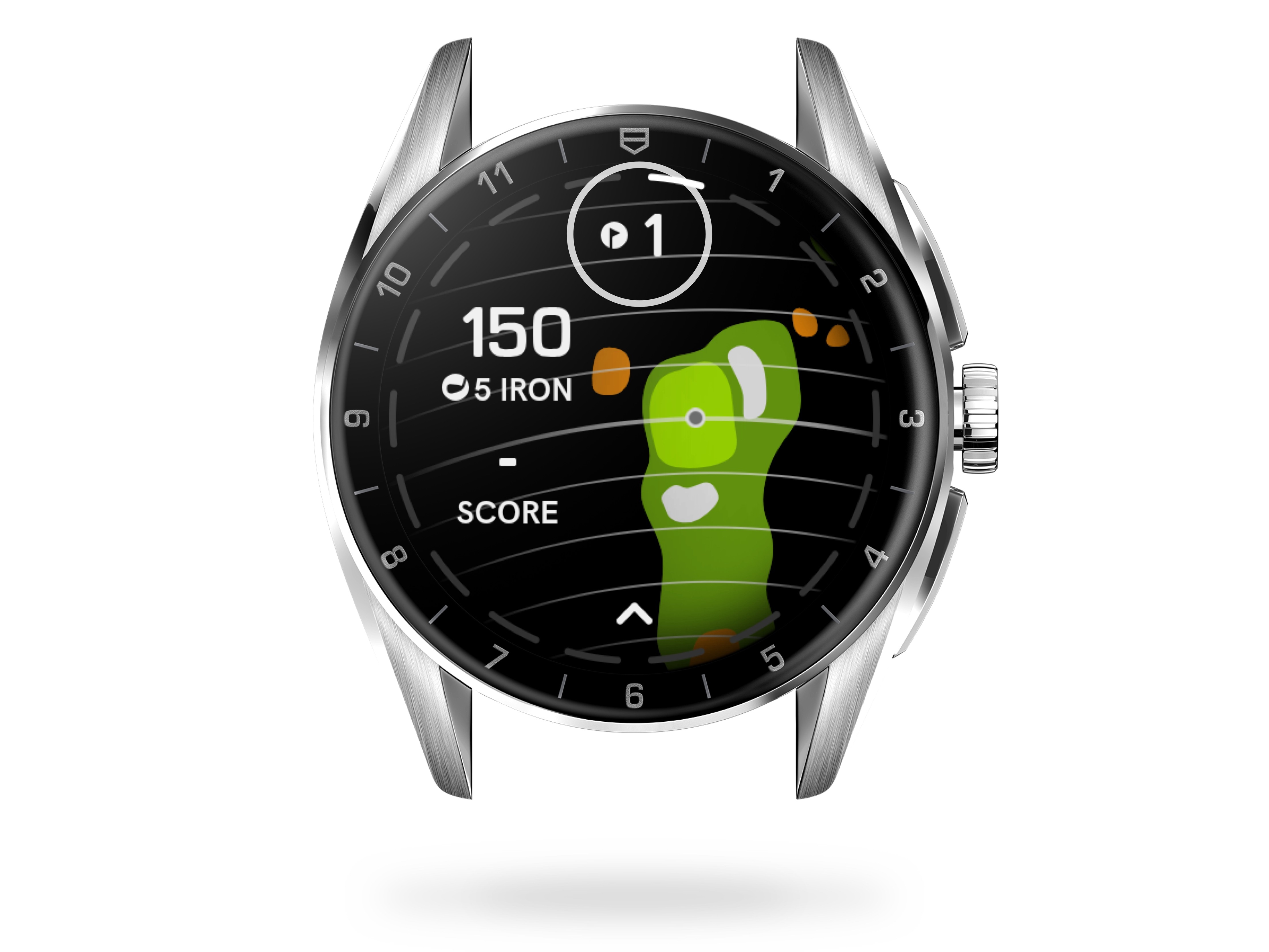 佩戴您的TAG Heuer Connected智能腕表开始高尔夫比赛