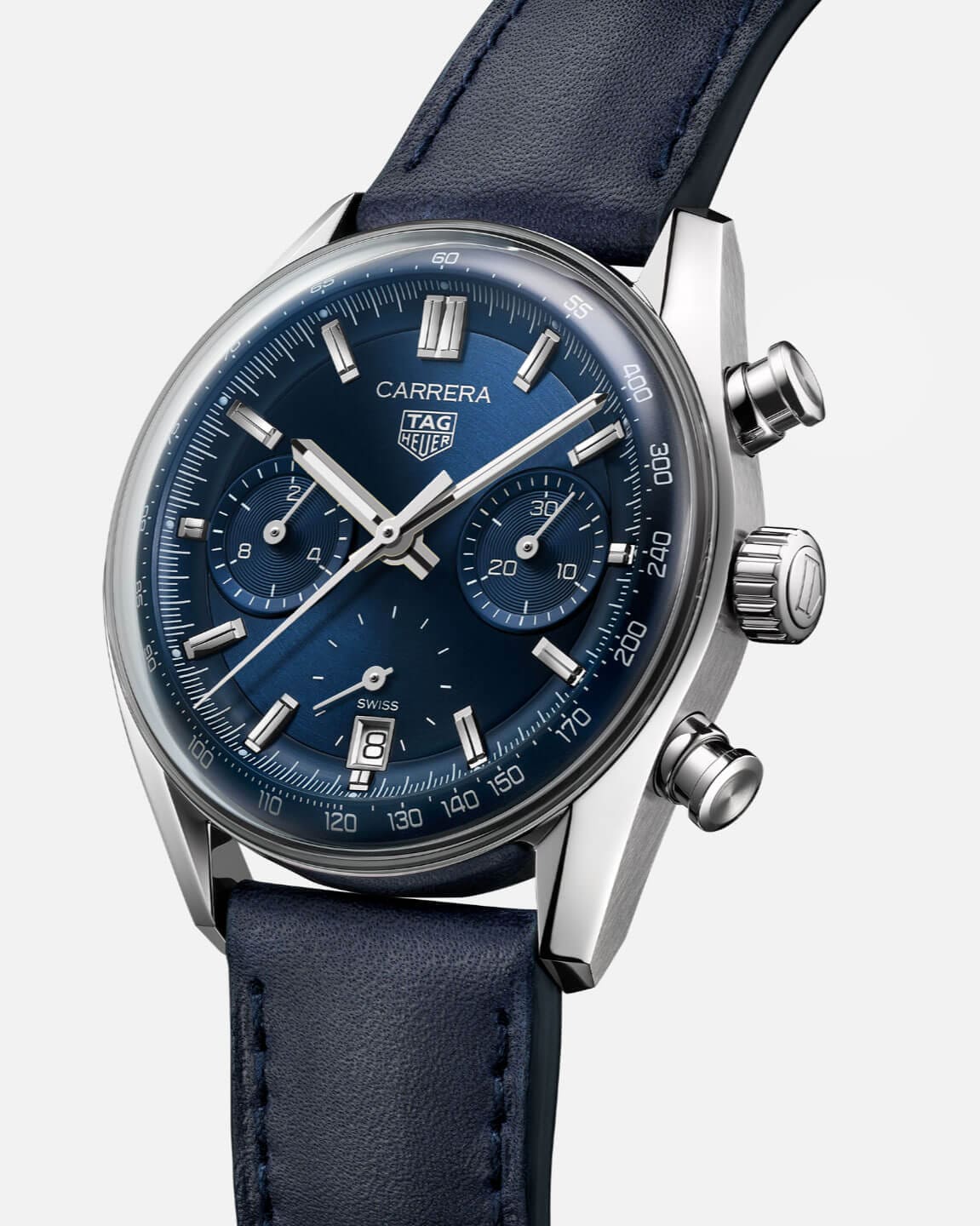 タグ・ホイヤー カレラ ーラグジュアリーウォッチ スティール製 39 mm