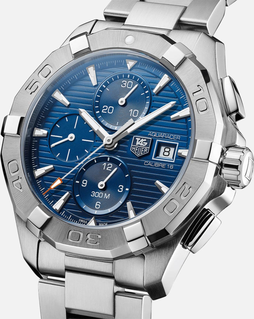 subtiel maniac Slapen TAG Heuer Aquaracer Chronograph Calibre 16 Automatic Men 43 mm -  CAY2112.BA0927