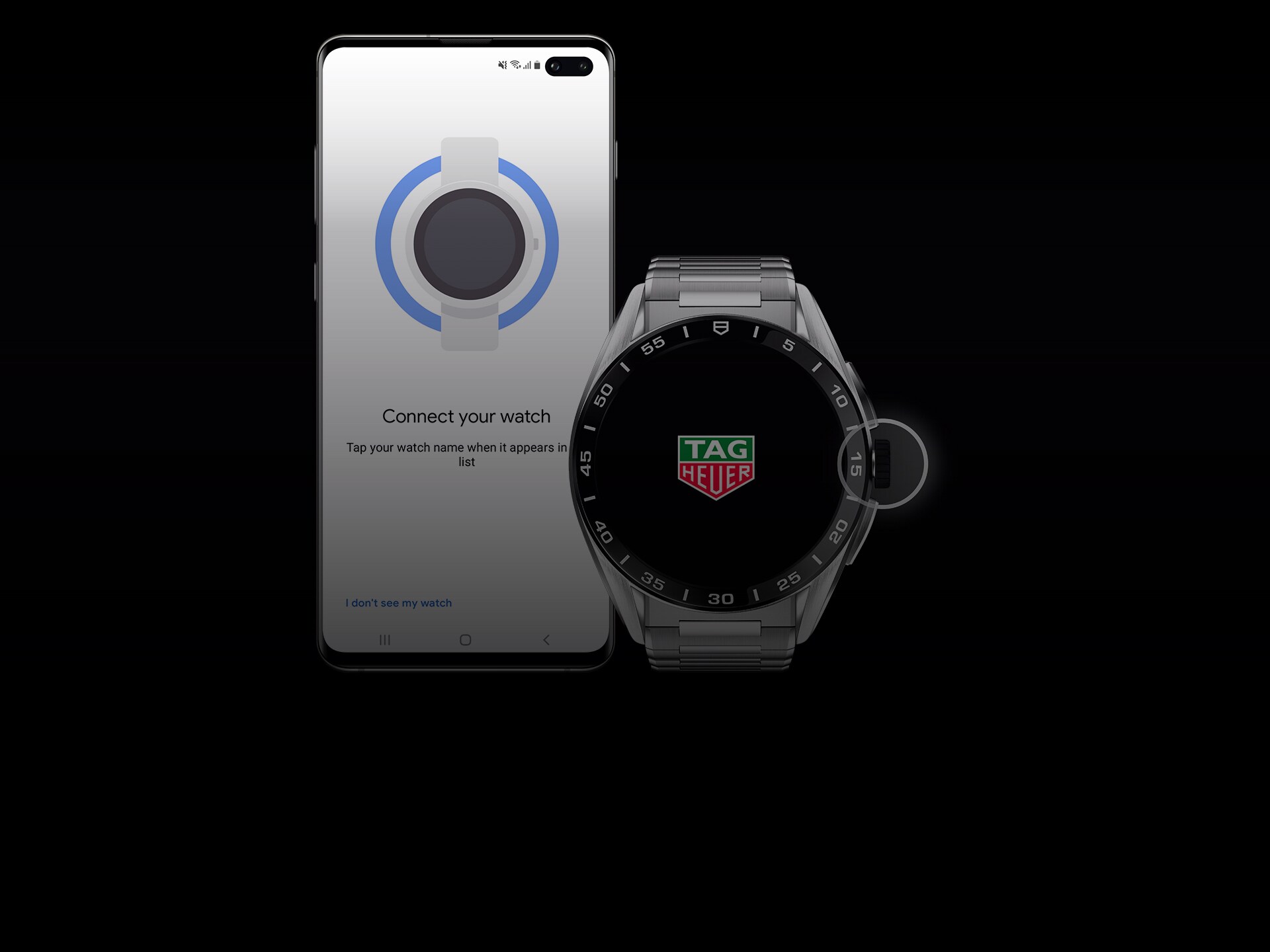 Tag heuer wear os watch face online