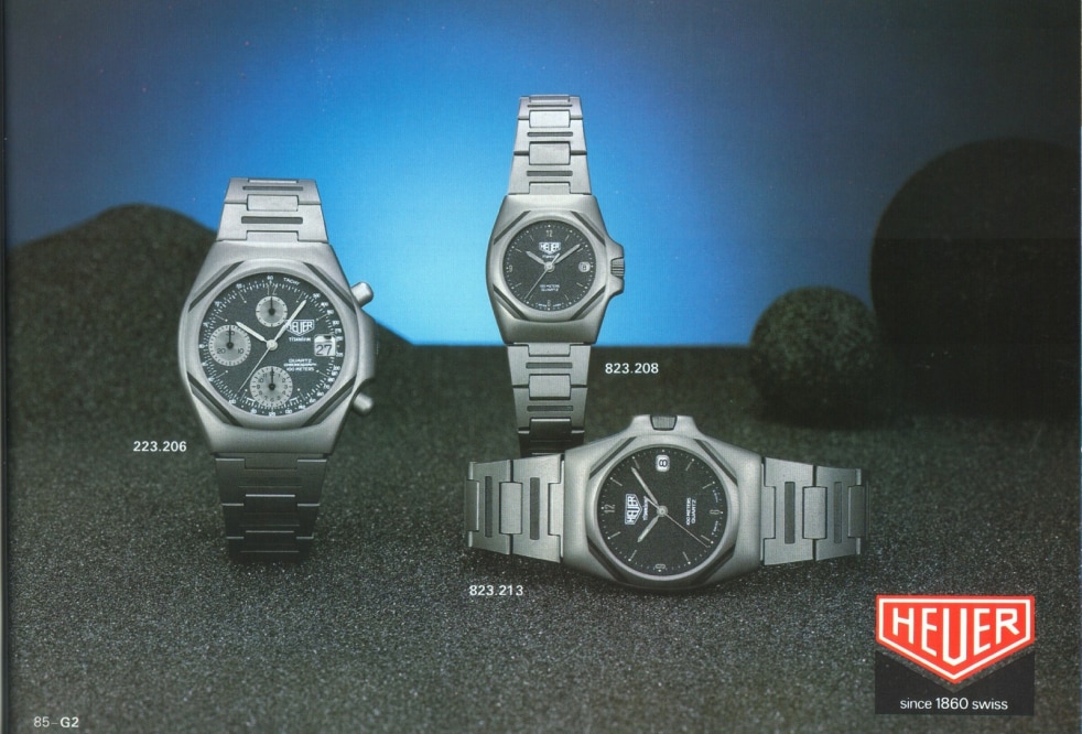 HEUER AND TAG HEUER TITANIUM