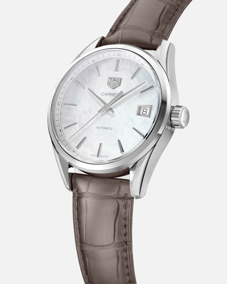 TAG Heuer Carrera Watch Calibre 5 Automatic Women 36 mm  |  TAG Heuer US