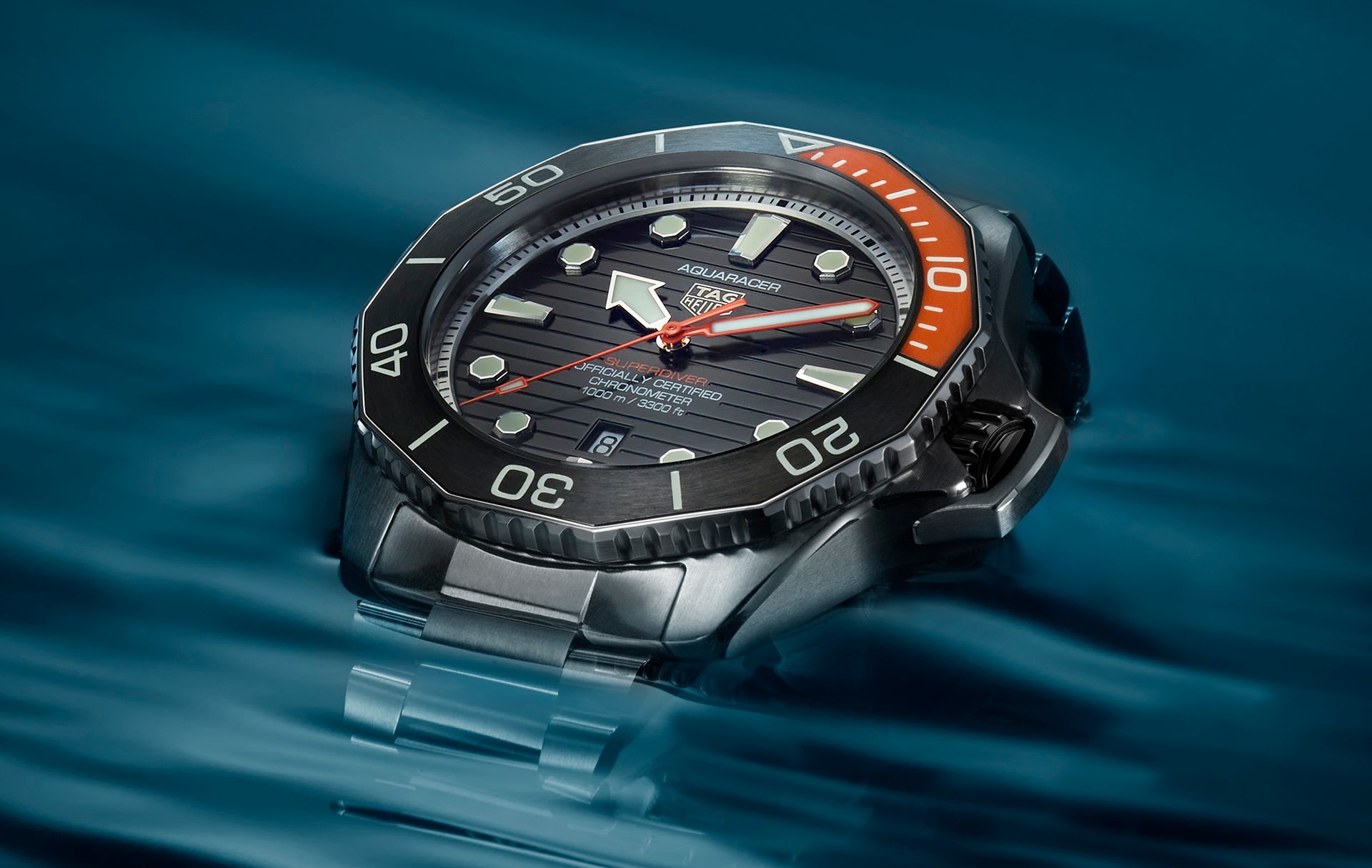image of our tag heuer professional 1000 superdiver