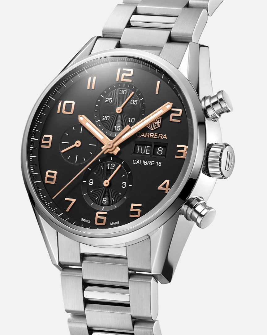 TAG HEUER CARRERA Chronograph Calibre 16 Automatik Herren 43 mm CV2A1AB.BA0738