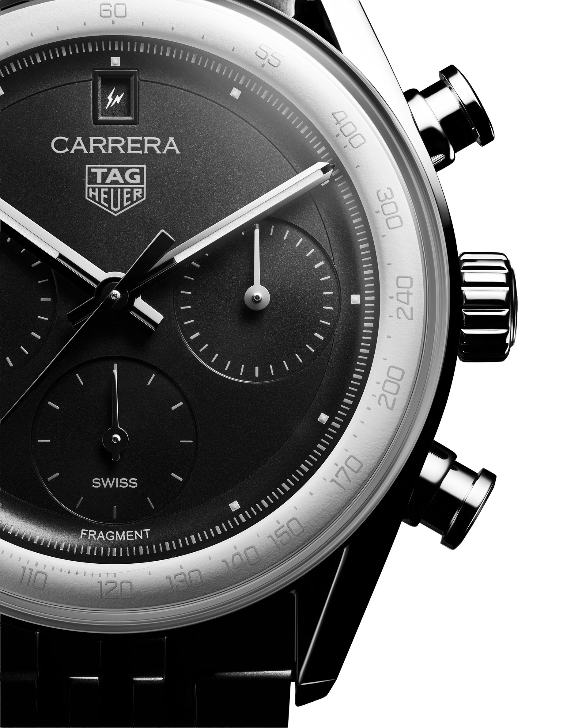 TAG Heuer Carrera クロノグラフ ブラック タグ・ホイヤー カレラ クロノグラフ × フラグメント