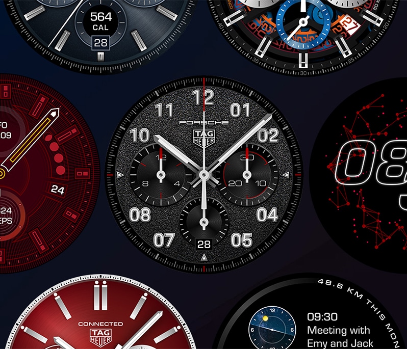 TAG HEUER CONNECTED錶盤介面