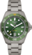 الساعة TAG Heuer Aquaracer 	تيتانيوم بدون لون، تيتانيوم أخضر