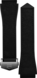 سوار جلد أسود ثنائي الخامة Calibre E4 مقاس 45 ملم