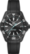 الساعة TAG Heuer Aquaracer مطاط أسود فولاذ أسود
