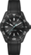 الساعة TAG Heuer Aquaracer مطاط أسود فولاذ أسود