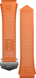 Armband aus orangefarbenem Kautschuk Calibre E4 45 mm