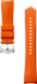 Orangefarbenes Kautschukarmband Calibre E5 40 mm