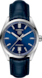 TAG Heuer Carrera  Blau Alligatorleder Edelstahl Blau