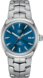 TAG Heuer Link Silber Edelstahl Edelstahl Blau