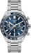 TAG Heuer Carrera Silber Edelstahl Edelstahl Blau