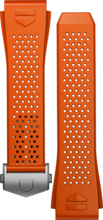 Armband aus orange Kautschuk