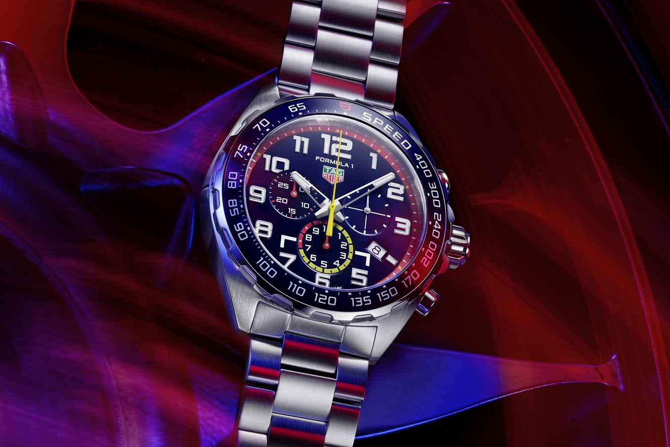 Tag Heuer Formula 1 Chronograph with Red Accents — Engagement Rings, Jeweler