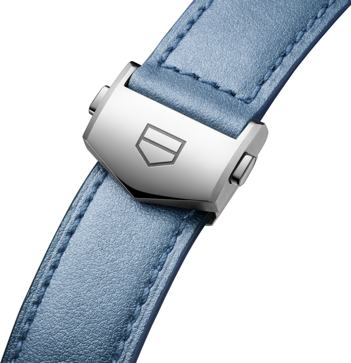 TAG Heuer Carrera 39mm Metallic Blue Leather Strap