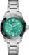 TAG Heuer Aquaracer（競潛）腕錶 無色 精鋼 精鋼和陶瓷 綠松藍