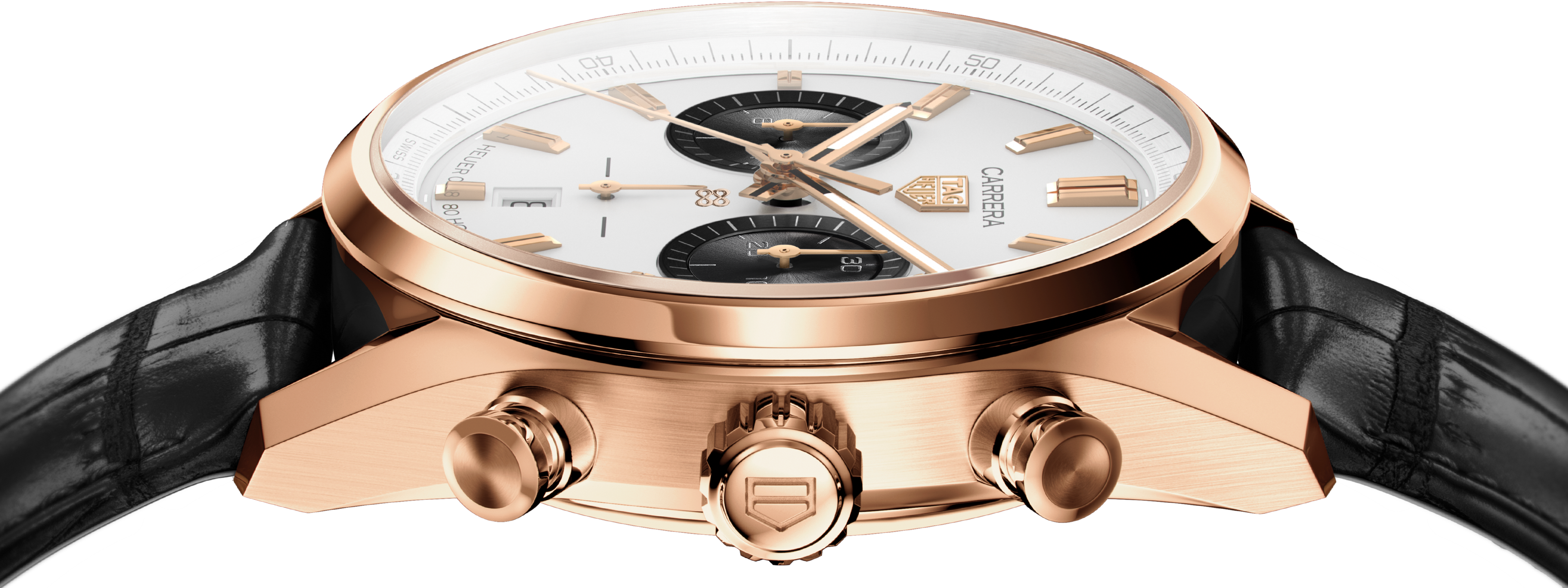 TAG Heuer Unveils Carrera Chronograph Jack Heuer Birthday Gold