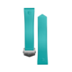 Light blue Rubber Strap Calibre E4 42 mm