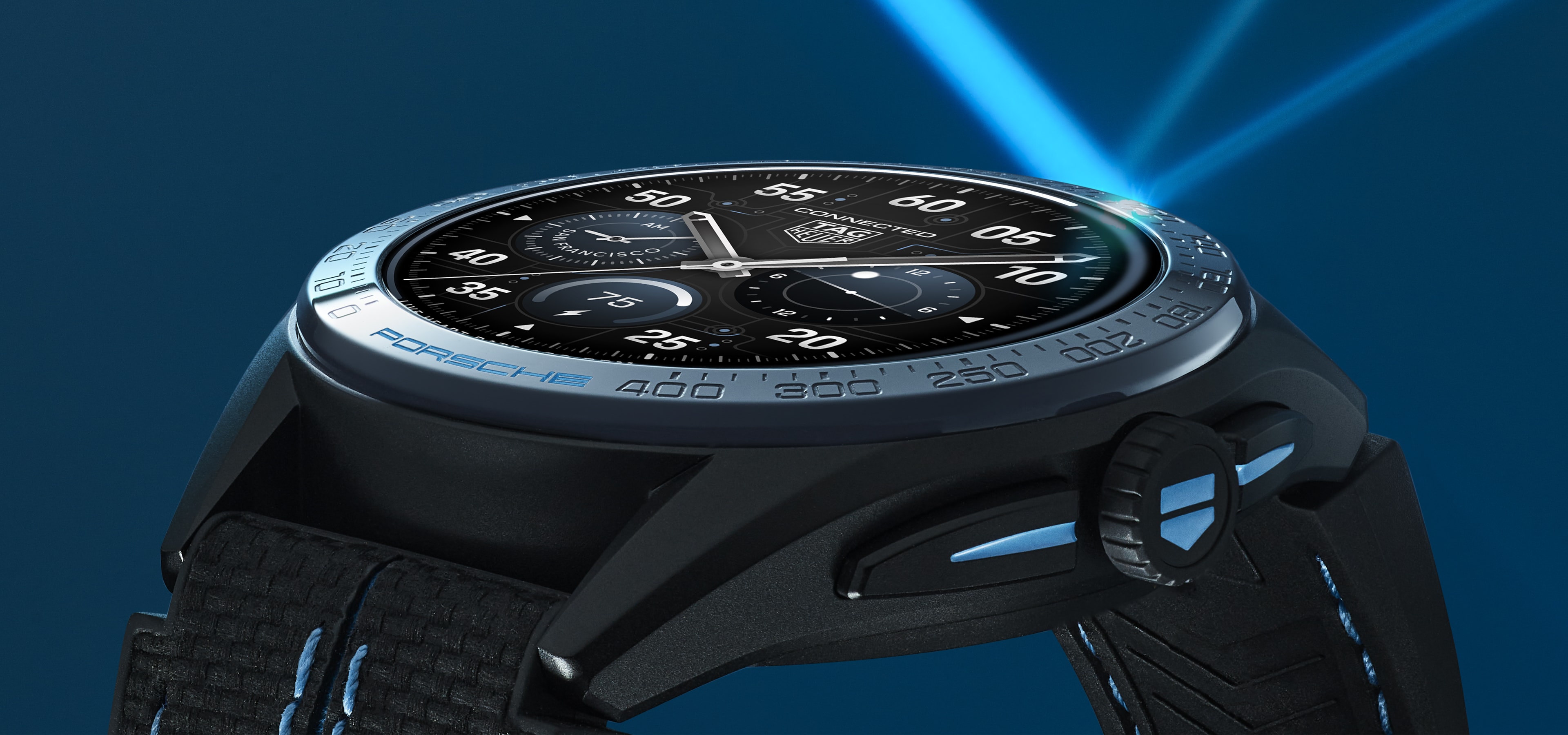 TAG Heuer Connected Calibre E4 Porsche Edition - チタン製ケース TAG Heuer Connected Calibre E4 Porsche Edition - チタン製ケース