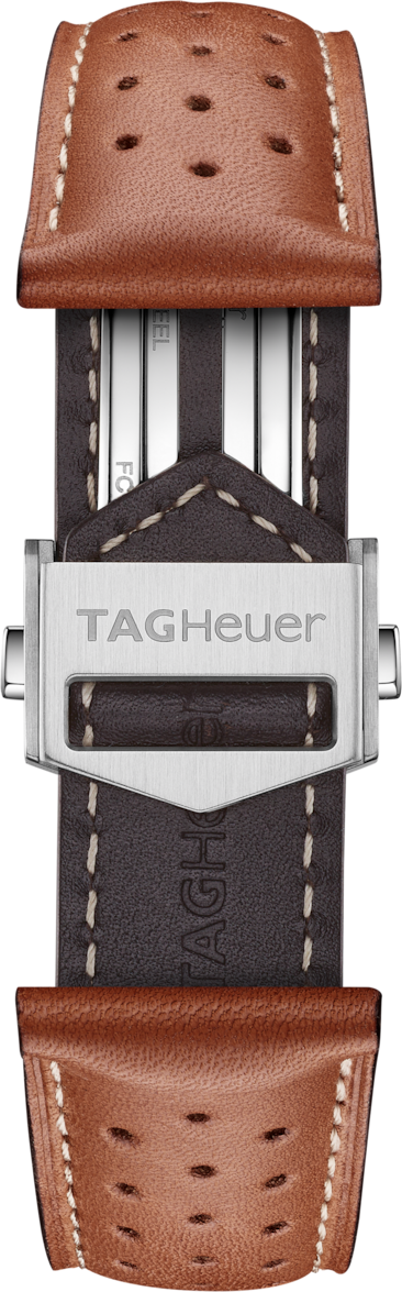 TAG Heuer Carrera 39mm Brown Perforated Leather Strap
