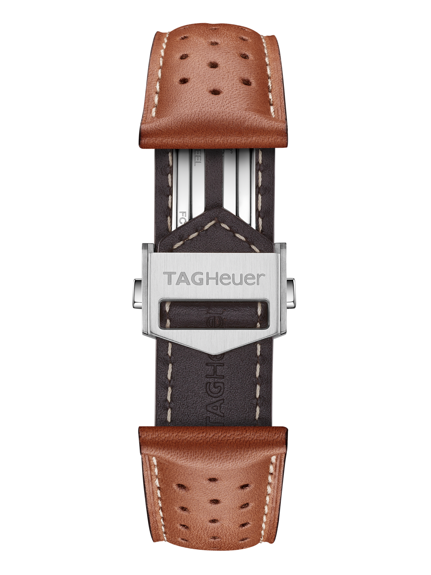 TAG Heuer Carrera 39mm Brown Perforated Leather Strap