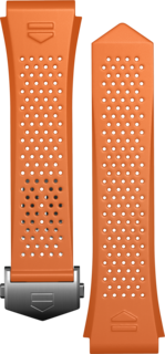 Orange Rubber Strap 45mm