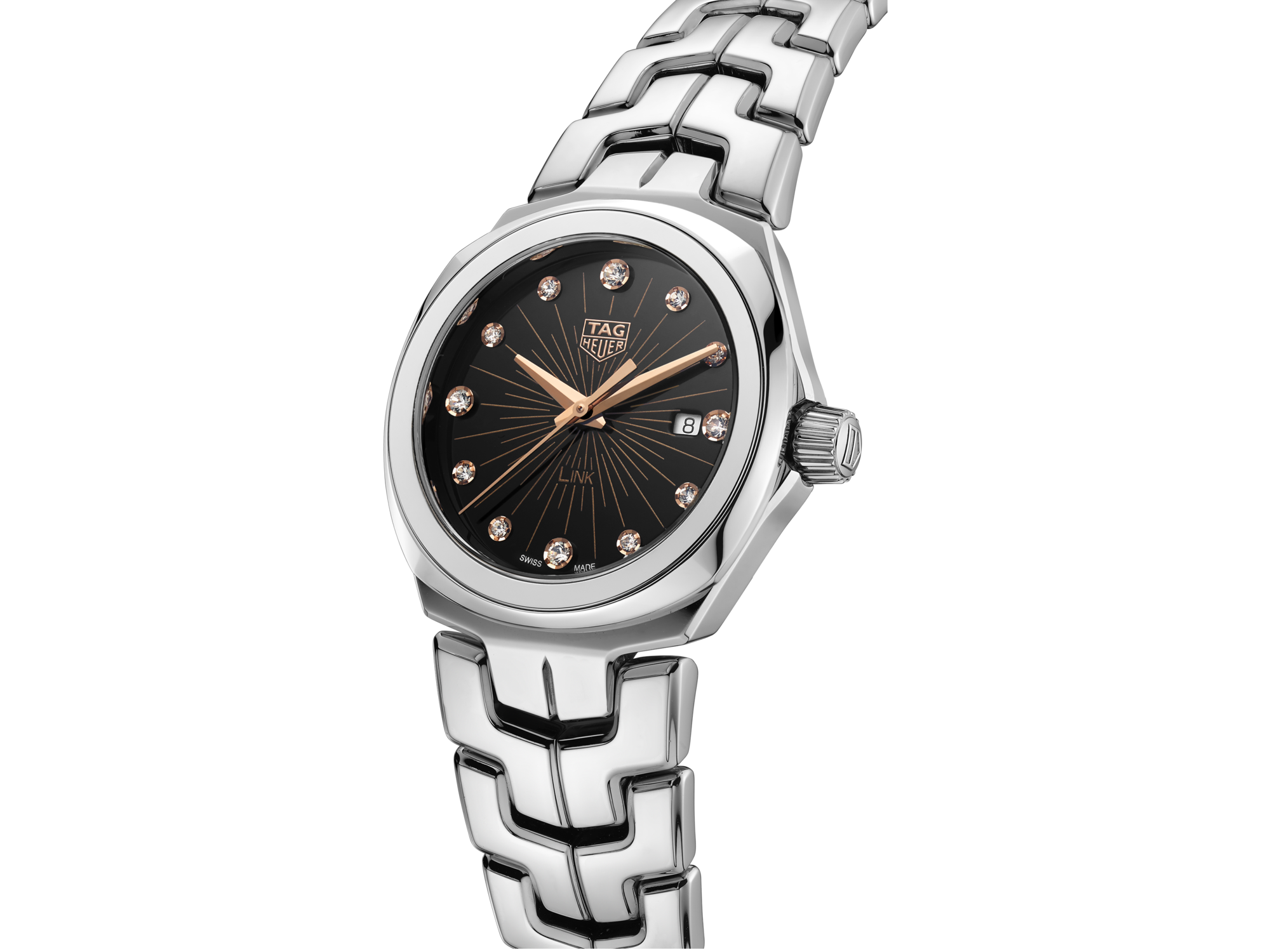 TAG Heuer Formula 1 Quartz Stainless Steel Men's Sports Watch WAZ111ATAG Heuer Formula 1 Quartz Steel & Diamonds Brown Mother Of Pearl Dial Ref.WAC1217-0
