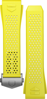 Calibre E3智能腕錶檸檬黃橡膠錶帶