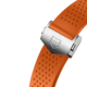 橙色橡膠錶帶45毫米