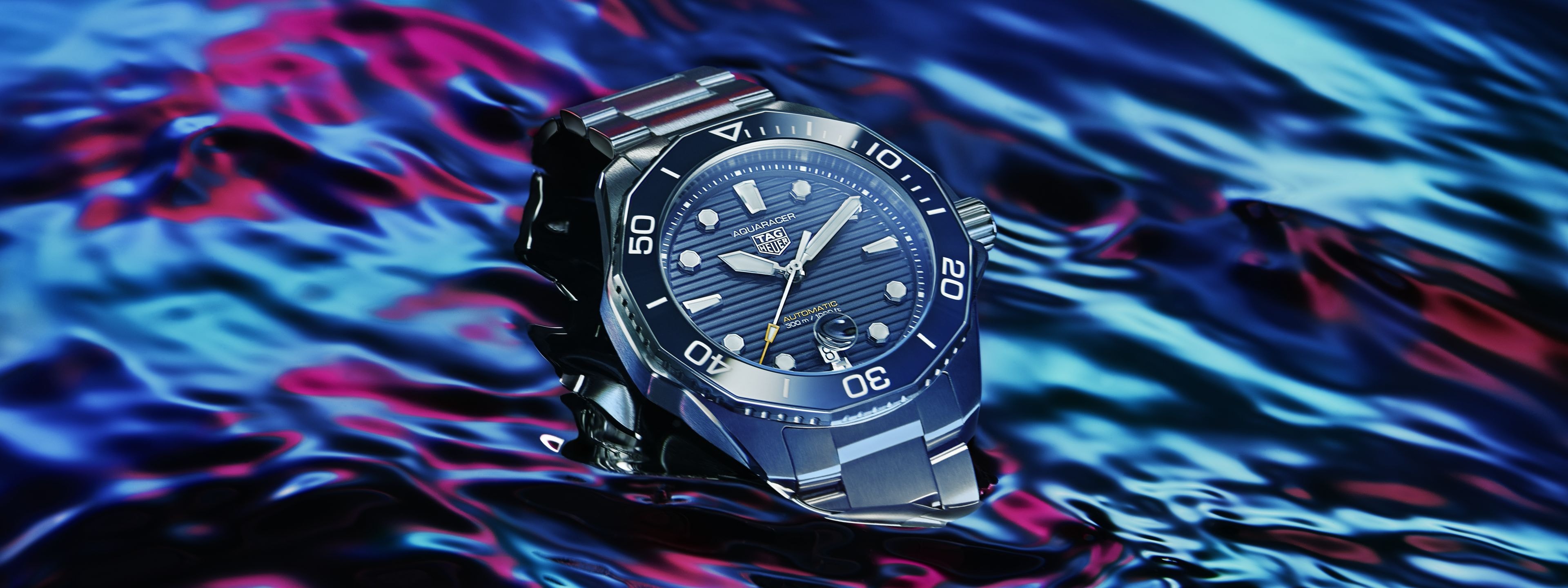 【117641】TAG HEUER タグホイヤー  WBP201B BA0632 アクアレーサー300  ブルーダイヤル SS 自動巻き ギャランティーカード 純正ボックス 腕時計 時計 WATCH メンズ 男性 男 紳士