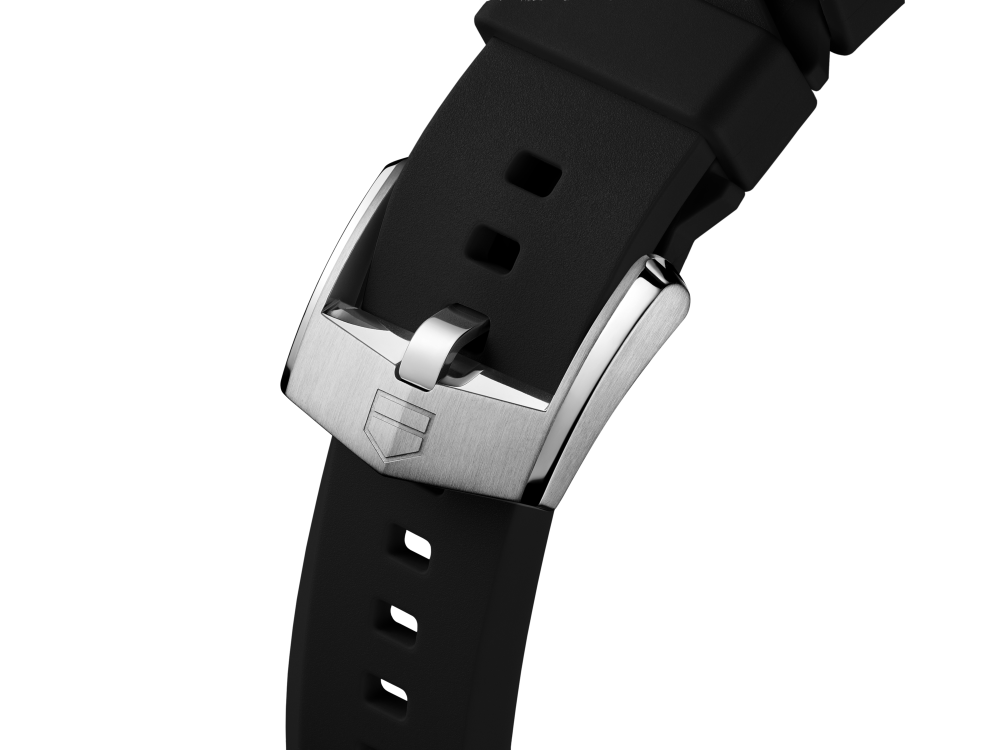 タグホイヤー コネクテッドE4用 ラバーストラップ ブラック ラバーストラップ TAG HEUER CONNECTED CALIBRE E4 45mm用