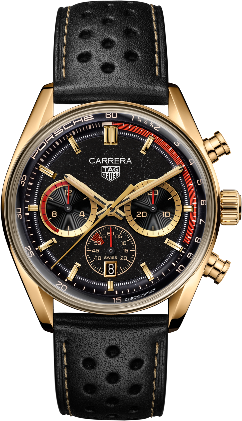 タグ・ホイヤー カレラ クロノスプリント × ポルシェ ラリー - 42 mm