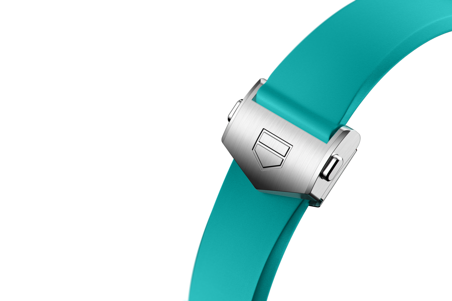 Cinturino in caucciù azzurro Calibre E4 42 mm