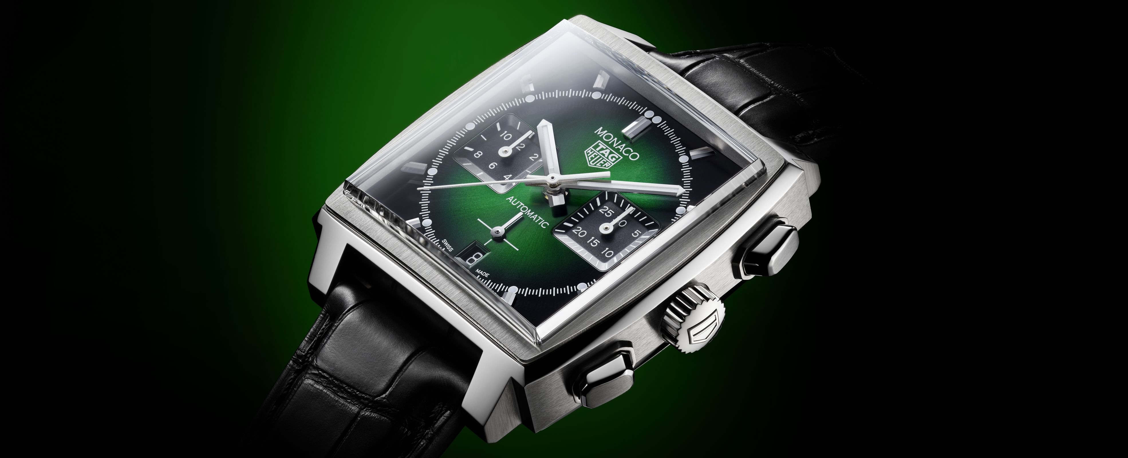 Tag Heuer Monaco Green Dial! CBL2116.FC6497_USP1