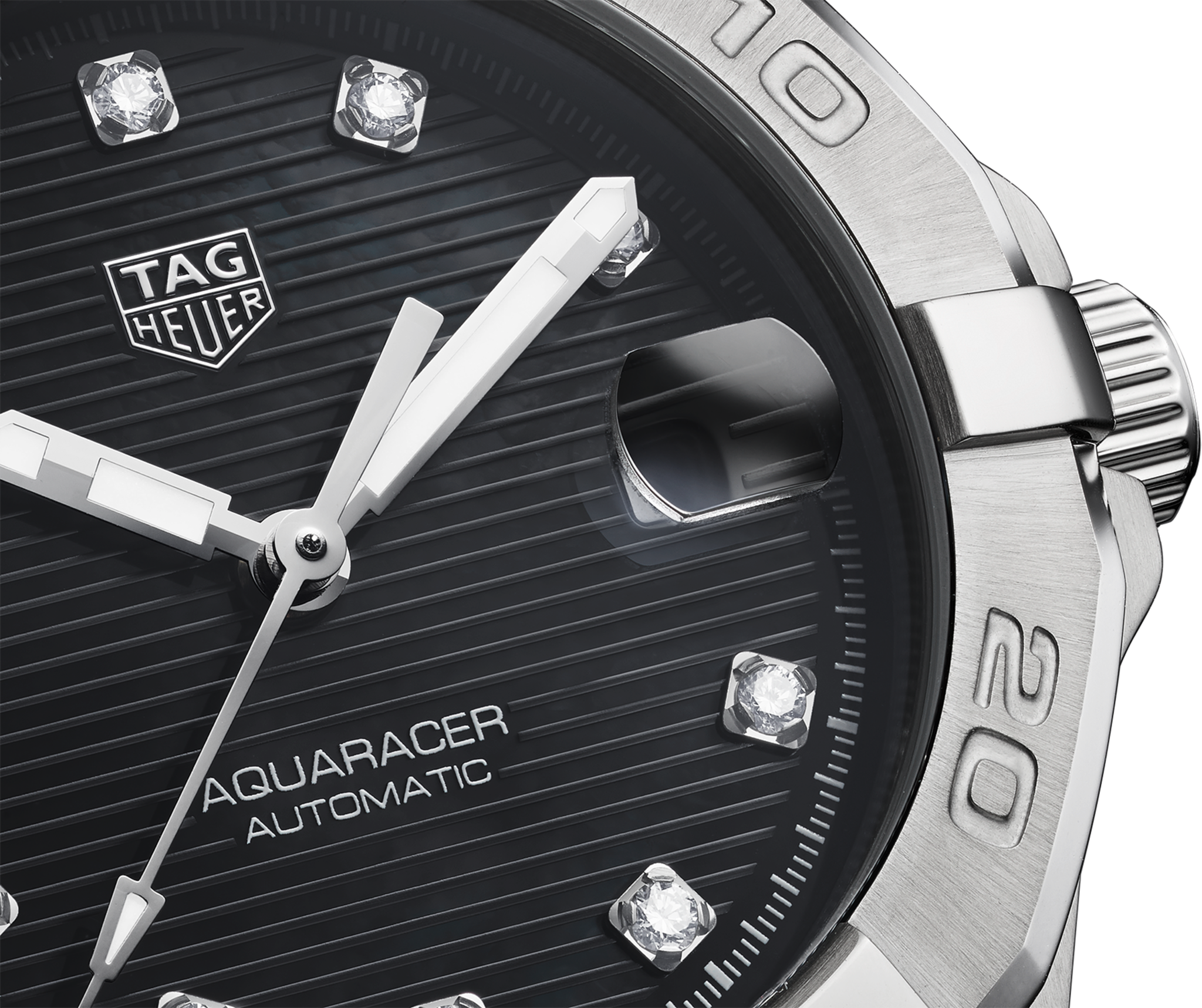中古 タグ ホイヤー TAG HEUER WBD2312.BA0740 ブラックシェル /ダイヤモンド レディース 腕時計 タグ ホイヤー アクアレーサー WBD2312.BA0740 ブラックシェル