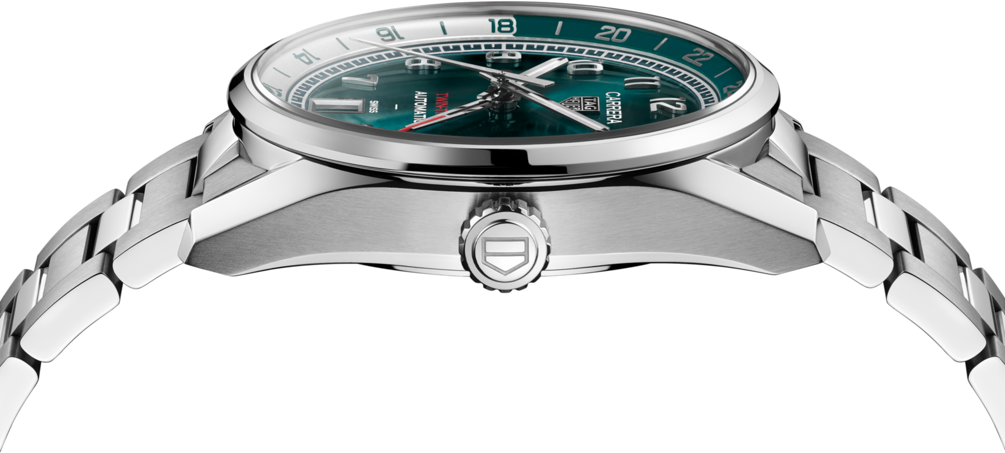 タグ・ホイヤー カレラ デイト ツインタイム - 41 mm - WDA2114.BA0043