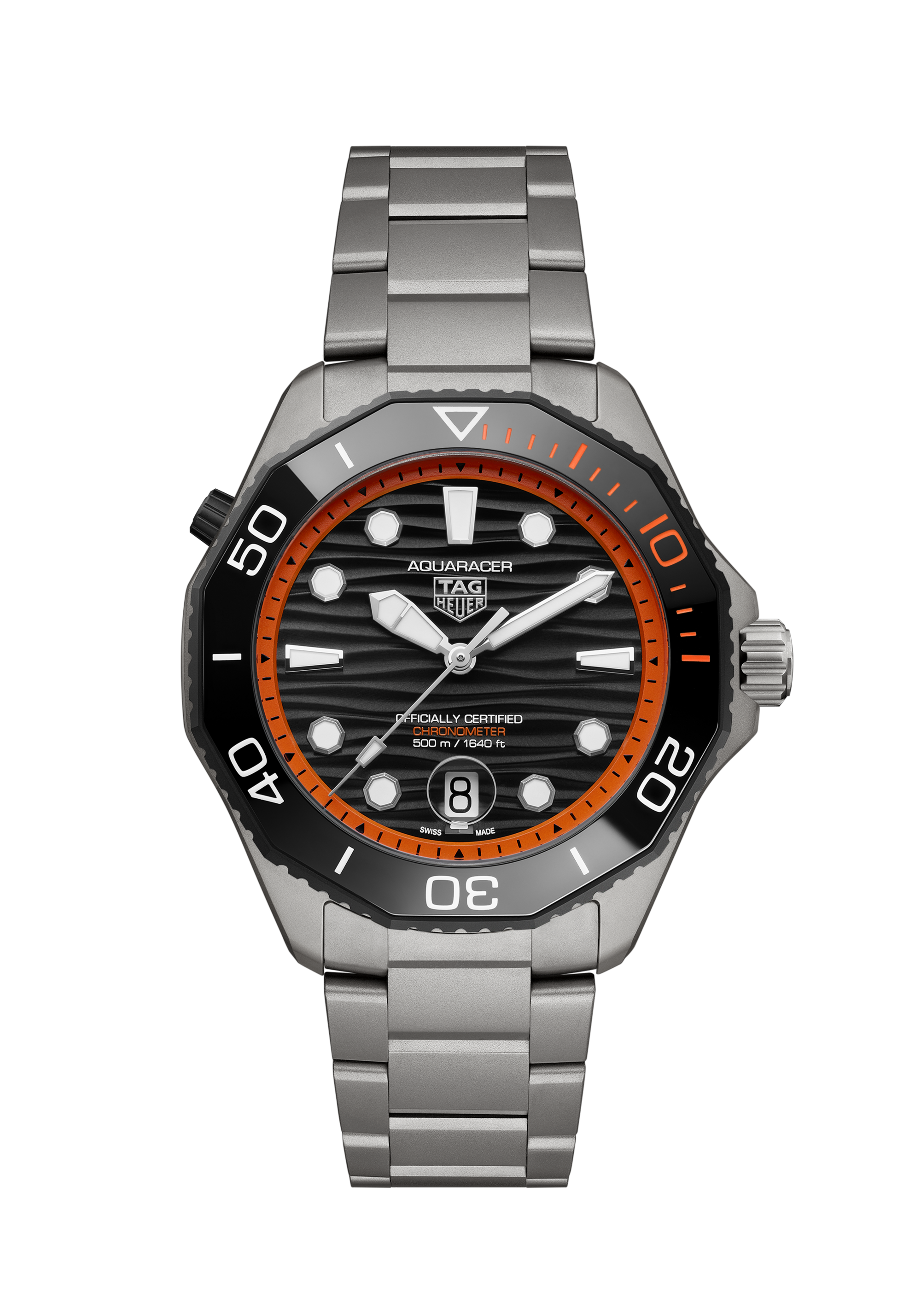 泰格豪雅竞潜系列 Professional 500日历型腕表 WBP5183.BF0010 自动机芯, 42 mm, 钛金属