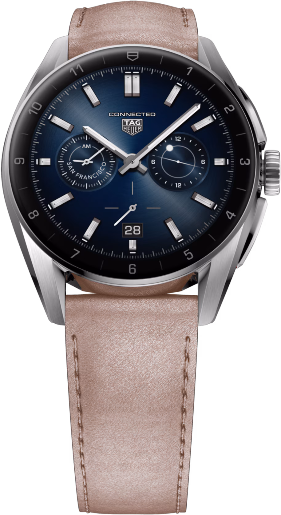TAG Heuer Connected Calibre E4 Metallic Pink Leather Edition - 42