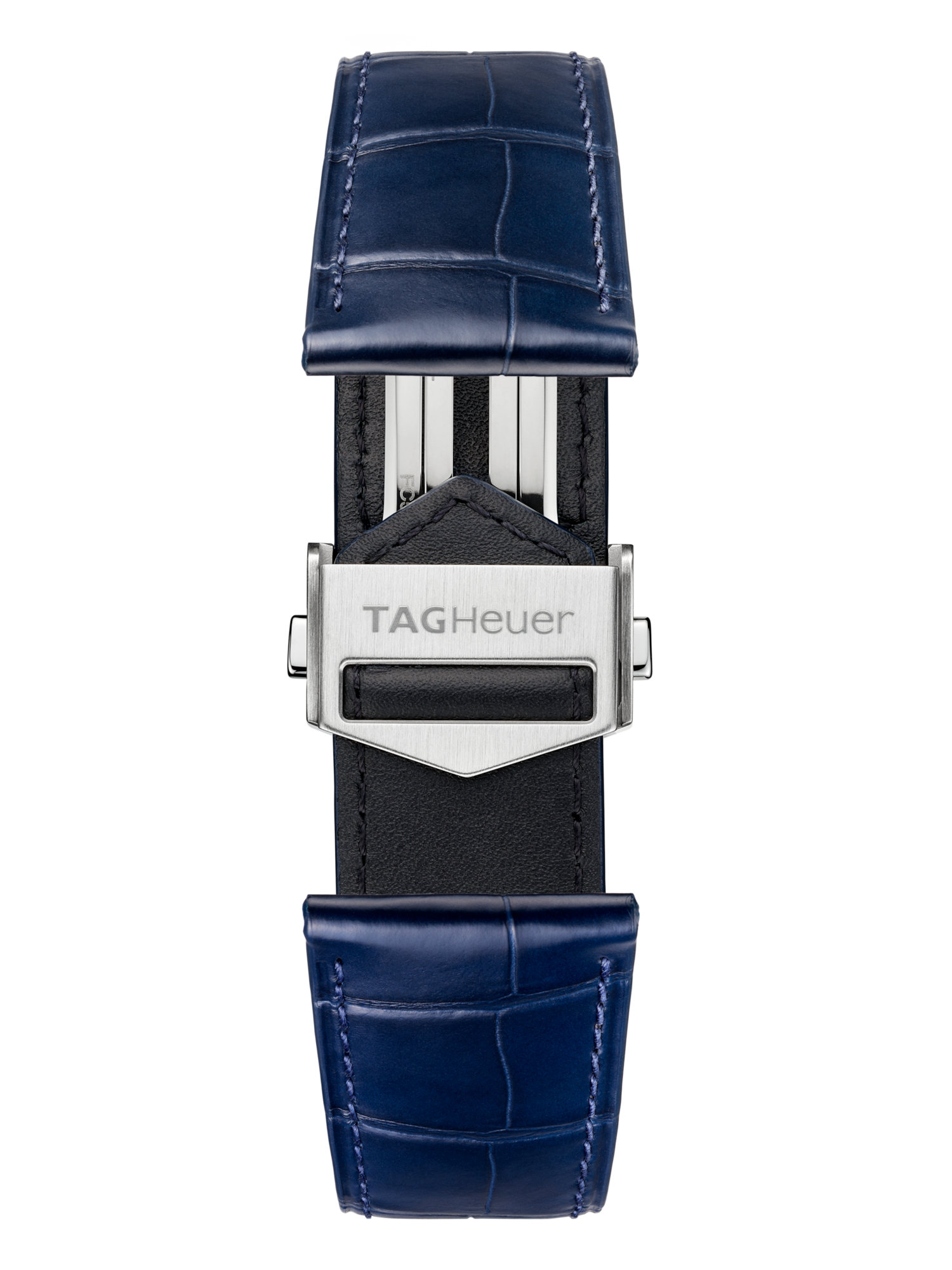 TAG Heuer Carrera 42MM Blue Alligator Leather Strap