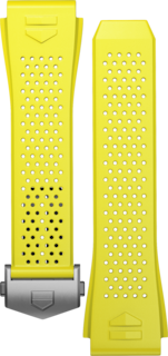 檸檬黃橡膠錶帶