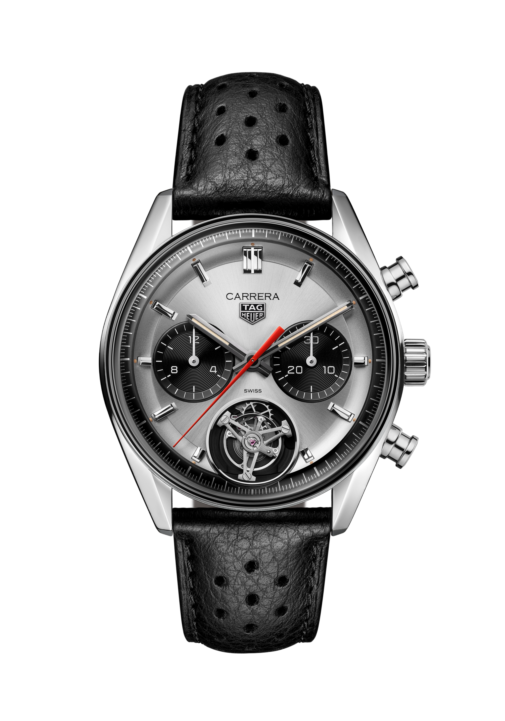 TAG Heuer Carrera Chronograph Tourbillon CBS501B.FC8364 Automatik, 42 mm, Edelstahl