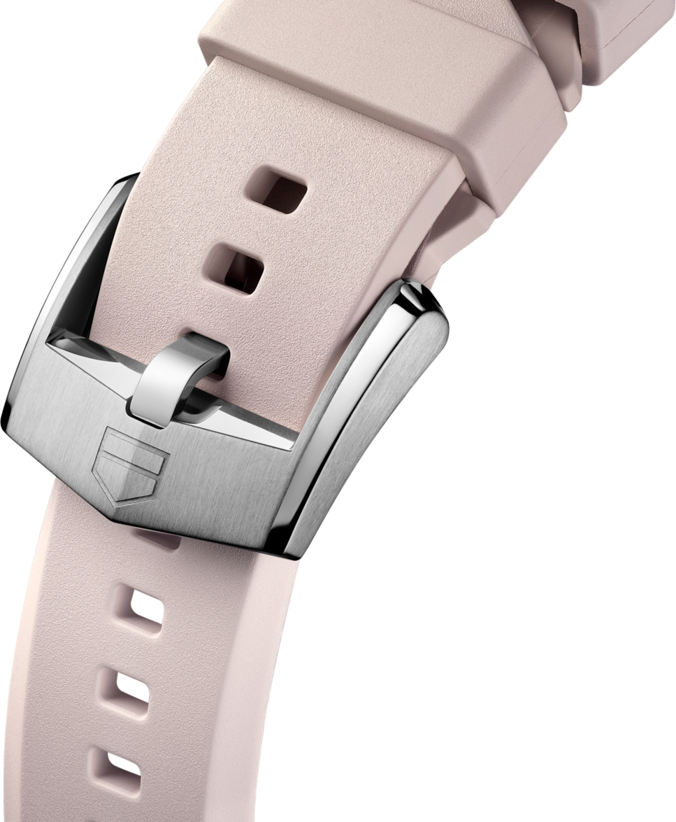 Beige Rubber Strap Calibre E5 40mm