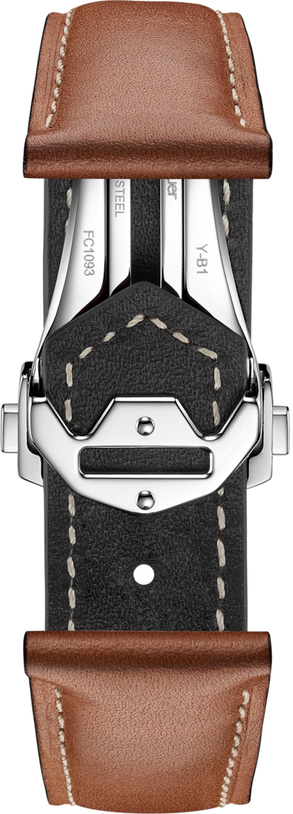 CORREA DE PIEL MARRÓN TAG HEUER CARRERA 36 MM