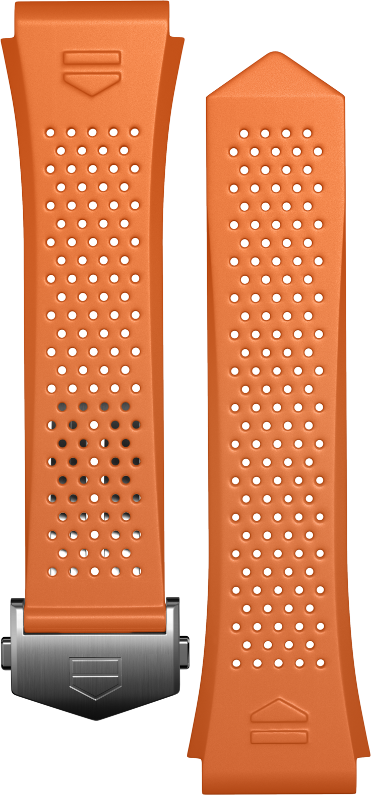 Orange Rubber Strap Calibre E4 45 mm - - BT6265 | TAG Heuer US