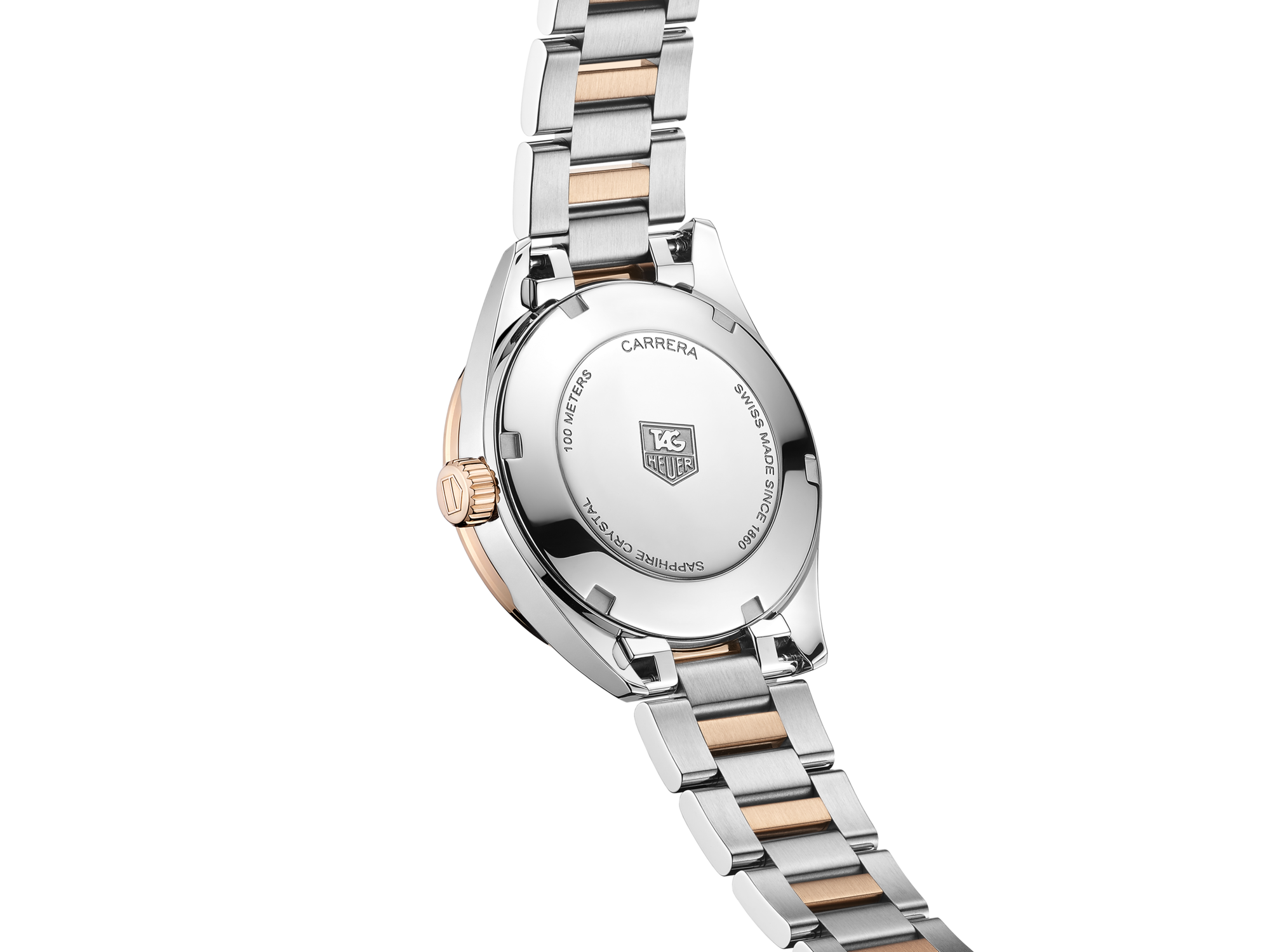 TAG Heuer AQUARACER WAF1312. BA0817 DIAMOND ACCENTED PEARL MIDSIZE LADY WATCH