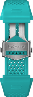 Armband aus hellblauem Kautschuk 45 mm